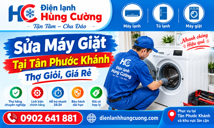 Sửa Máy Giặt Tại Tân Phước Khánh: Sửa Đúng Bệnh, Báo Đúng Giá