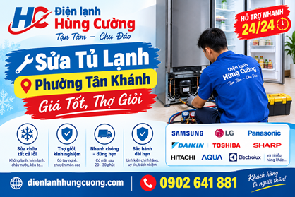 Sửa Tủ Lạnh Phường Tân Khánh: Giá Tốt, Thợ Giỏi – Kiểm Tra