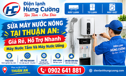 Sửa Máy Nước Nóng Tại Thuận An: Giá Rẻ, Hỗ Trợ Nhanh