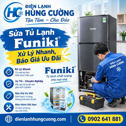 Dịch Vụ Sửa Tủ Lạnh Funiki: Cam Kết Uy Tín
