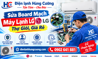Sửa Board Mạch Máy Lạnh LG: Thợ Giỏi, Giá Rẻ
