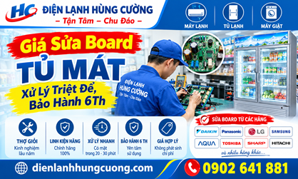 Giá Sửa Board Tủ Mát: Xử Lý Dứt Điểm Lỗi