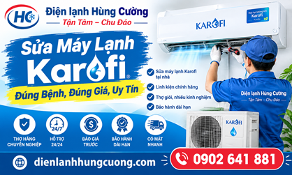 Sửa Máy Lạnh Karofi: Đúng Bệnh, Đúng Giá, Uy Tín