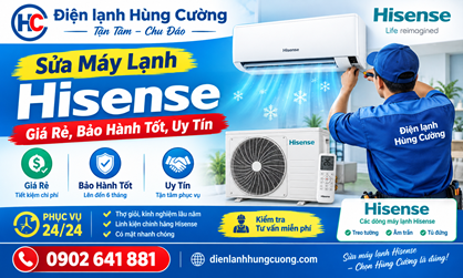 Sửa Máy Lạnh Hisense Uy Tín: Giá Rẻ, Uy Tín, Tận Tâm
