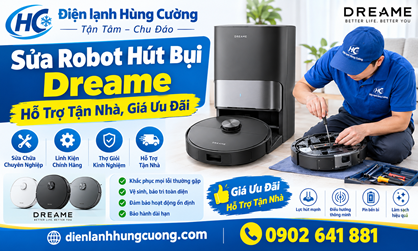 Sửa Robot Hút Bụi Dreame: Tận Nhà Giá Rẻ