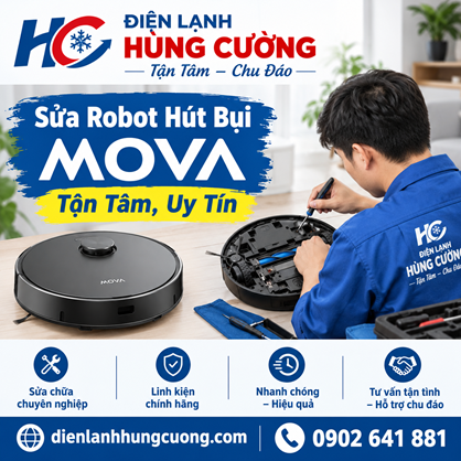 Sửa Robot Hút Bụi MOVA: Tận Tâm, Uy Tín