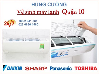 Vệ Sinh Máy Lạnh Giá Rẻ Quận 10
