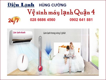 Vệ Sinh Máy Lạnh Giá Rẻ Quận 4