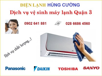 Vệ Sinh Máy Lạnh Giá Rẻ Quận 3