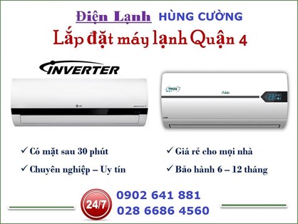 Di Dời Máy Lạnh Quận 4