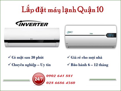 Dịch Vụ tháo lắp Máy Lạnh Quận 10