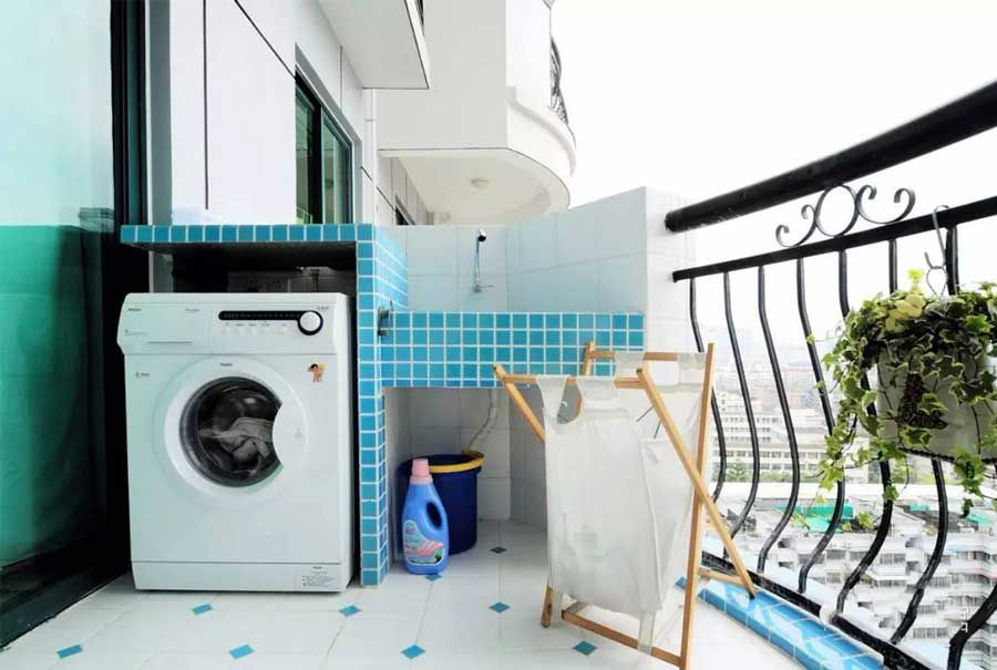 Cách bảo quản máy giặt khi đặt ở ngoài ban công