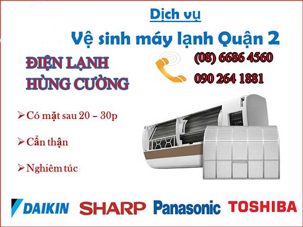 Dịch vụ vệ sinh máy lạnh quận 2 của Hùng Cường ( https://www.dienlanhhungcuong.com › ... ) 