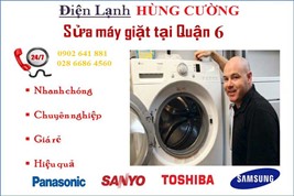 Sửa máy giặt quận 6 - Uy tín, chất lượng