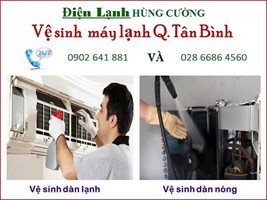 Vệ Sinh Máy Lạnh Giá Rẻ Quận Tân Bình