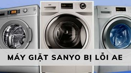 Cách sửa máy giặt Sanyo bị lỗi EA
