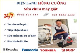 Sửa máy giặt quận 4 uy tín - Điện Lạnh Hùng Cường