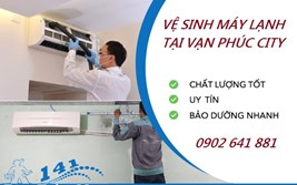 Vệ Sinh Máy Lạnh Tại Vạn Phúc City