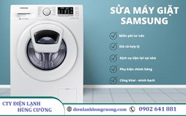 Sửa Máy Giặt SamSung Cửa Ngang Báo Lỗi DC