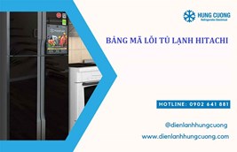 Bảng Mã Lỗi Tủ Lạnh Hitachi
