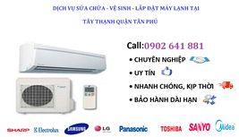 Sửa Máy Lạnh Phường Tây Thạnh - Tân Phú