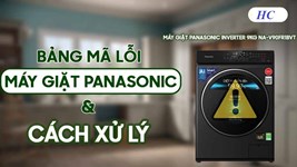 Bảng Mã Lỗi Máy Giặt Panasonic 