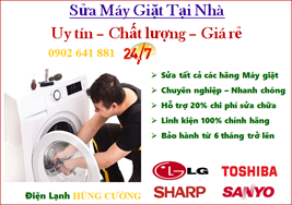 Dịch vụ sửa máy giặt phường Thạnh Mỹ Tây