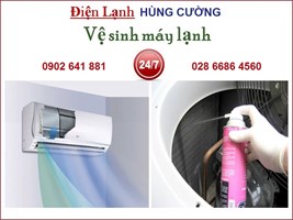 Dịch vụ vệ sinh máy lạnh Thông Tây Hội