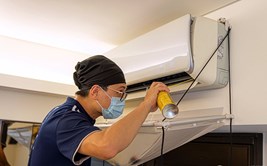 Dịch vụ vệ sinh máy lạnh phường Hiệp Bình