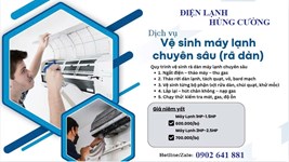 Dịch vụ vệ sinh máy lạnh phường Lái Thiêu