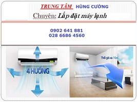 Dịch vụ lắp máy lạnh phường Bình Thạnh