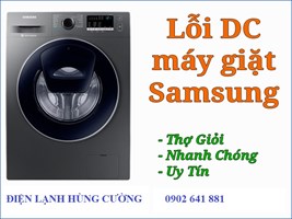 Máy giặt báo lỗi DE / DC – lỗi cửa máy giặt xử lý thế nào?