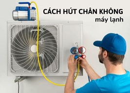 Lắp máy lạnh không hút chân không có sao không?
