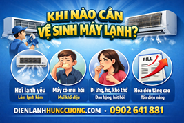 Khi Nào Cần Vệ Sinh Máy Lạnh
