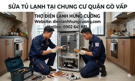 Sửa Tủ Lạnh Tại Chung Cư Quận Gò Vấp