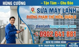 Sửa Máy Lạnh Đường Phạm Thế Hiển Quận 8