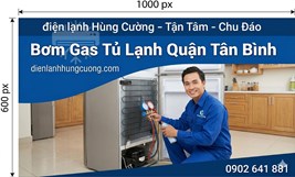 Bơm Gas Tủ Lạnh Quận Tân Bình