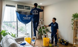 Vệ Sinh Máy Lạnh Căn Hộ Becamex