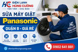 Sửa Máy Giặt Panasonic Quận 8: Giá Rẻ, Uy Tín, Tận Tâm
