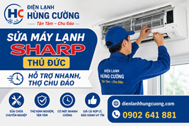 Sửa Máy Lạnh Sharp Thủ Đức: Thợ Có Tâm, Không Vẽ Bệnh