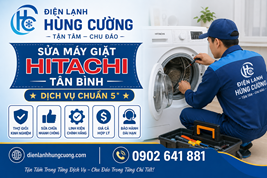 Sửa Máy Giặt Hitachi Tân Bình: Bắt Đúng Bệnh, Giá Đúng Tầm!