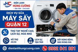 Dịch Vụ Sửa Máy Sấy Quận 12: Thợ Đẹp Tác Phong, Chuẩn Tay Nghề!