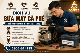 Dịch Vụ Sửa Máy Pha Cà Phê – Thợ Chính Hãng Đập Tan Mọi Sự Cố!