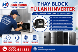 Thay Block Tủ Lạnh Inverter: Thợ Chuyên Môn Cao, Ưu Đãi Giá Tốt