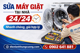 Sửa Máy Giặt Tại Hòa Vang Đà Nẵng: Linh Kiện Chính Hãng, Bắt Đúng "Bệnh"