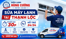 Sửa Máy Lạnh Tại Thạnh Lộc: Có Mặt Sau 30P, Hỗ Trợ 24/24