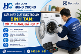 Sửa Máy Giặt Electrolux Bình Tân: Xử Lý Nhanh, Giá Hợp Lý