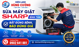 Sửa Máy Giặt Sharp Bình Tân: Bắt Đúng Bệnh, Báo Đúng Giá