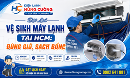 Đặt Lịch Vệ Sinh Máy Lạnh Tại HCM: Tận Tâm, Đúng Giờ, Sạch Sâu