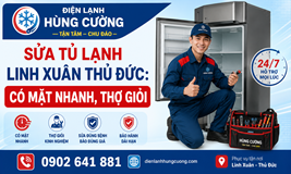Sửa Tủ Lạnh Linh Xuân Thủ Đức: Thợ Đến Tốc Hành 15p, Báo Giá Rõ Ràng